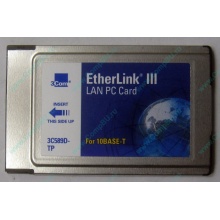 Сетевая карта 3COM Etherlink III 3C589D-TP (PCMCIA) без LAN кабеля (без хвоста) - Новокузнецк